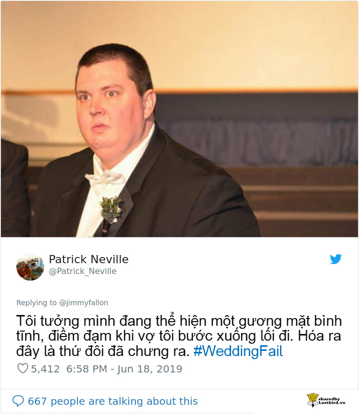 Dạo một vòng Twitter với #WeddingFail - thế giới vẫn luôn có những đám cưới hài hước, drama đến mức khó quên Dạo một vòng Twitter với #WeddingFail - thế giới vẫn luôn có những đám cưới hài hước, drama đến mức khó quên