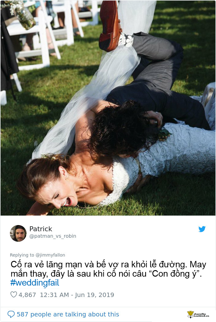 Dạo một vòng Twitter với #WeddingFail - thế giới vẫn luôn có những đám cưới hài hước, drama đến mức khó quên Dạo một vòng Twitter với #WeddingFail - thế giới vẫn luôn có những đám cưới hài hước, drama đến mức khó quên