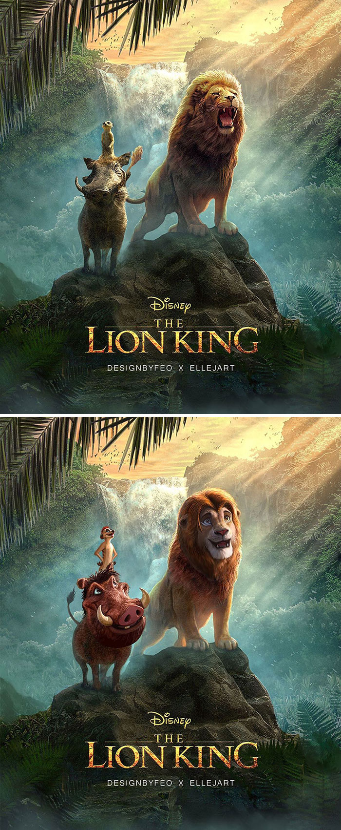 Những bức ảnh 'Vua Sư Tử' do fan edit còn chân thật nhìn mê hơn cả live action của Disney Những bức ảnh 'Vua Sư Tử' do fan edit còn chân thật nhìn mê hơn cả live action của Disney