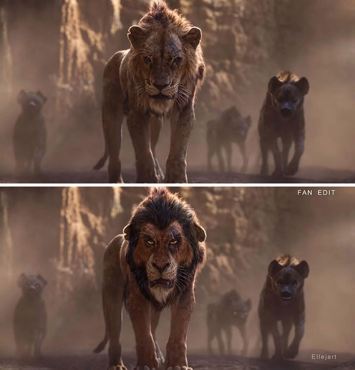 Những bức ảnh 'Vua Sư Tử' do fan edit còn chân thật nhìn mê hơn cả live action của Disney Những bức ảnh 'Vua Sư Tử' do fan edit còn chân thật nhìn mê hơn cả live action của Disney