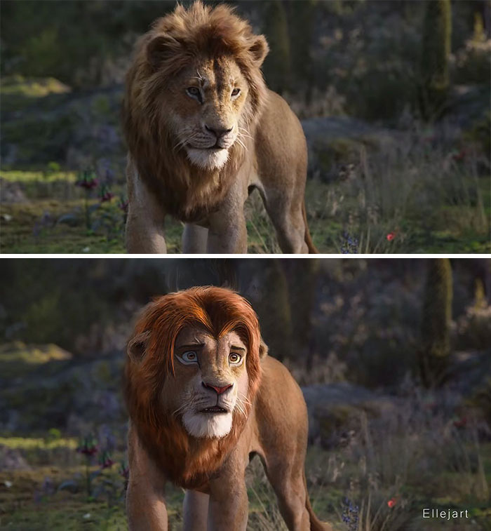 Những bức ảnh 'Vua Sư Tử' do fan edit còn chân thật nhìn mê hơn cả live action của Disney Những bức ảnh 'Vua Sư Tử' do fan edit còn chân thật nhìn mê hơn cả live action của Disney