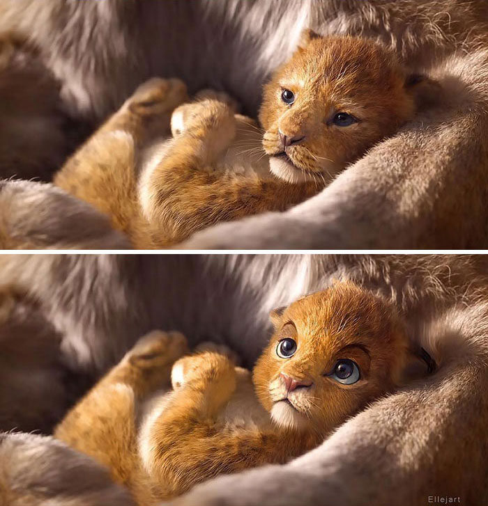 Những bức ảnh 'Vua Sư Tử' do fan edit còn chân thật nhìn mê hơn cả live action của Disney Những bức ảnh 'Vua Sư Tử' do fan edit còn chân thật nhìn mê hơn cả live action của Disney