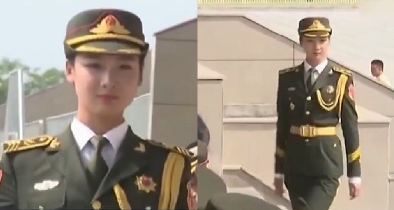 Nữ sĩ quan đẹp nhất Trung Quốc hóa ra đã từng là người mẫu nội y Nữ sĩ quan đẹp nhất Trung Quốc hóa ra đã từng là người mẫu nội y