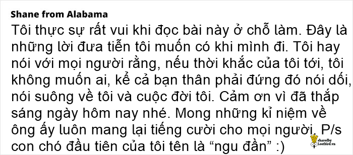 Dân mạng cảm động với cáo phó hài hước con gái viết cho cha - là người tốt ắt sẽ được nhớ mãi Dân mạng cảm động với cáo phó hài hước con gái viết cho cha - là người tốt ắt sẽ được nhớ mãi