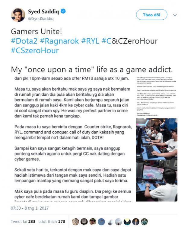 1 game thủ Dota được phong làm Bộ trưởng, các anh em đồng game cũng thấy vui lây 1 game thủ Dota được phong làm Bộ trưởng, các anh em đồng game cũng thấy vui lây