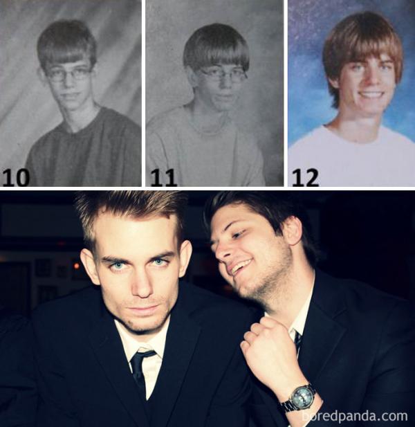 before after ugly duckling beauty transformation 3