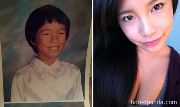 before after ugly duckling beauty transformation 9