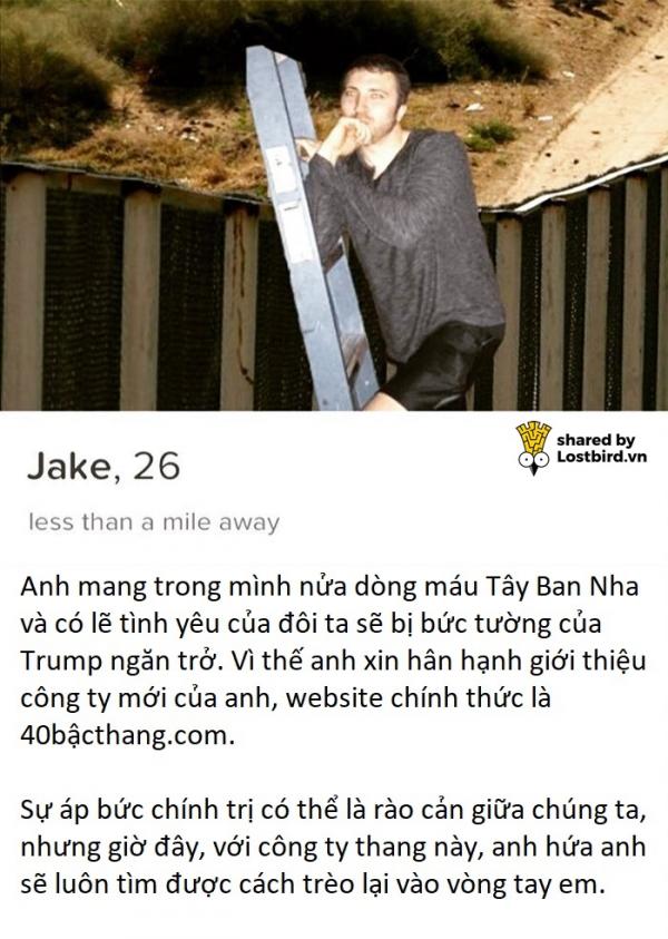 Khát khao thoát ế, chàng trai mở quá nhiều tài khoản mời mọc trên Tinder đến nỗi bị ứng dụng này 'xoá sổ' Khát khao thoát ế, chàng trai mở quá nhiều tài khoản mời mọc trên Tinder đến nỗi bị ứng dụng này 'xoá sổ'