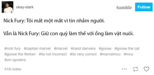 Goose và Nick Fury đang trở thành nguồn chế meme dồi dào nhất trên Internet Goose và Nick Fury đang trở thành nguồn chế meme dồi dào nhất trên Internet