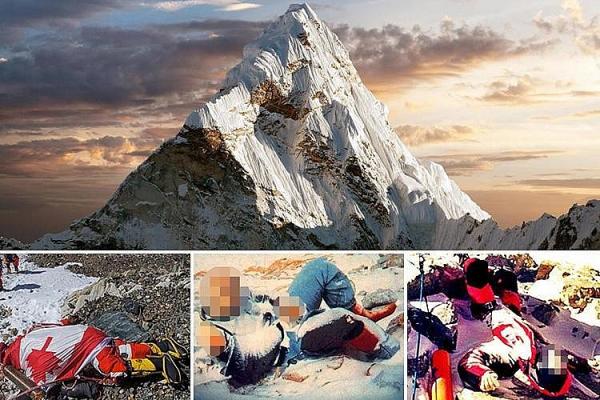 Băng tan trên đỉnh Everest phơi bày hơn 300 thi thể của các nhà leo núi Băng tan trên đỉnh Everest phơi bày hơn 300 thi thể của các nhà leo núi