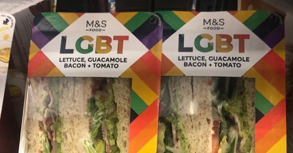 Thực khách phản ứng dữ dội sau khi Marks & Spencer ra mắt bánh sandwich cho người đồng tính Thực khách phản ứng dữ dội sau khi Marks & Spencer ra mắt bánh sandwich cho người đồng tính