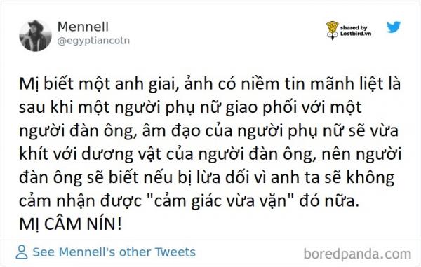Đừng như các anh trai này, lầm tưởng kinh nguyệt là do... ăn thịt mà có Đừng như các anh trai này, lầm tưởng kinh nguyệt là do... ăn thịt mà có