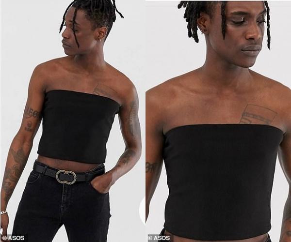 ASOS nhận cơn mưa chế giễu khi tung ra thiết kế croptop và 'bra' dành cho đàn ông ASOS nhận cơn mưa chế giễu khi tung ra thiết kế croptop và 'bra' dành cho đàn ông