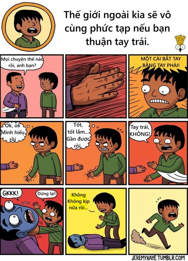 Nghìn lẻ một nỗi khổ không biết tỏ cùng ai của những người thuận tay trái Nghìn lẻ một nỗi khổ không biết tỏ cùng ai của những người thuận tay trái