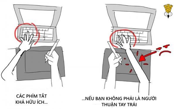 Nghìn lẻ một nỗi khổ không biết tỏ cùng ai của những người thuận tay trái Nghìn lẻ một nỗi khổ không biết tỏ cùng ai của những người thuận tay trái