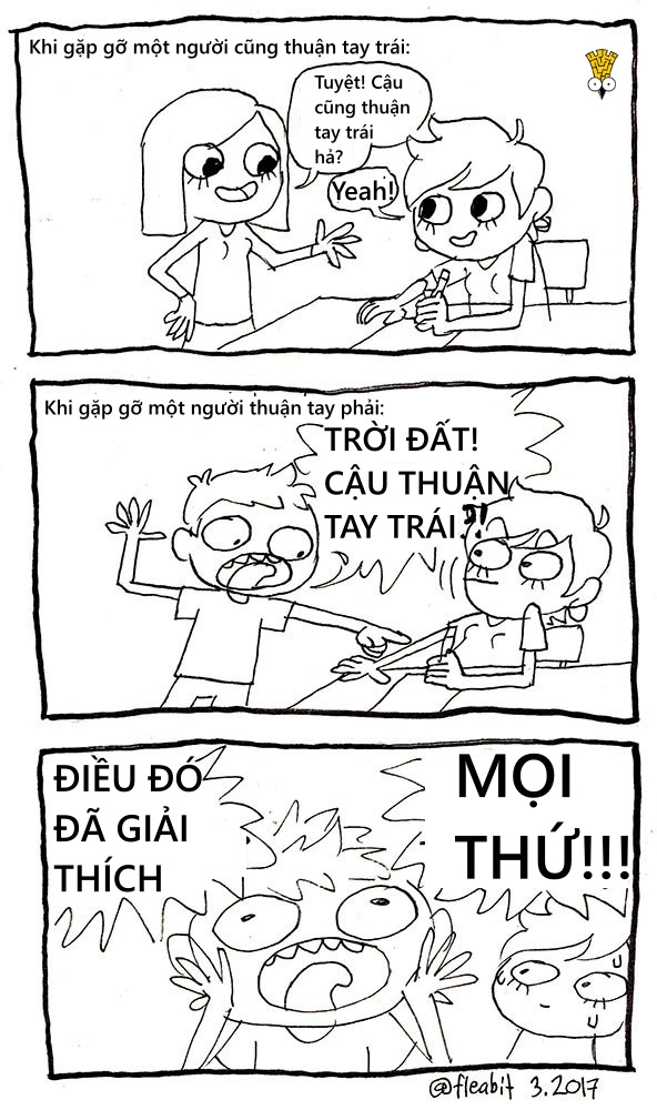 Nghìn lẻ một nỗi khổ không biết tỏ cùng ai của những người thuận tay trái Nghìn lẻ một nỗi khổ không biết tỏ cùng ai của những người thuận tay trái