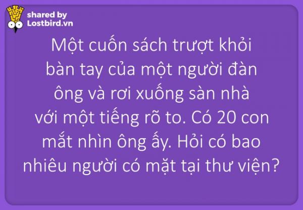 12 câu đố thử thách kỹ năng logic của bạn 12 câu đố thử thách kỹ năng logic của bạn