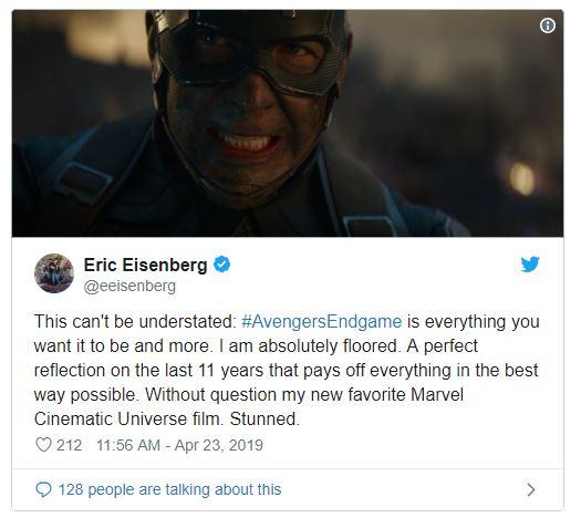 Cấp báo: 'Cơn bão' phản hồi đầu tiên bắt đầu đổ bộ sau buổi công chiếu 'Avengers: Endgame' Cấp báo: 'Cơn bão' phản hồi đầu tiên bắt đầu đổ bộ sau buổi công chiếu 'Avengers: Endgame'