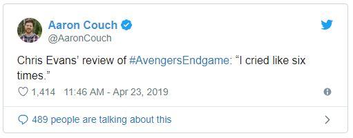 Cấp báo: 'Cơn bão' phản hồi đầu tiên bắt đầu đổ bộ sau buổi công chiếu 'Avengers: Endgame' Cấp báo: 'Cơn bão' phản hồi đầu tiên bắt đầu đổ bộ sau buổi công chiếu 'Avengers: Endgame'