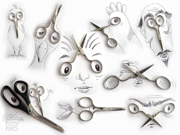 Chiêm ngưỡng các tác phẩm nghệ thuật từ những vật dụng hàng ngày của Victor Nunes Chiêm ngưỡng các tác phẩm nghệ thuật từ những vật dụng hàng ngày của Victor Nunes