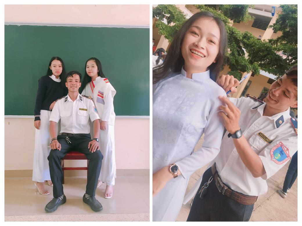 'Soái ca' bảo vệ cực đẹp trai khiến học sinh giành nhau để được chụp chung trong ảnh kỷ yếu 'Soái ca' bảo vệ cực đẹp trai khiến học sinh giành nhau để được chụp chung trong ảnh kỷ yếu
