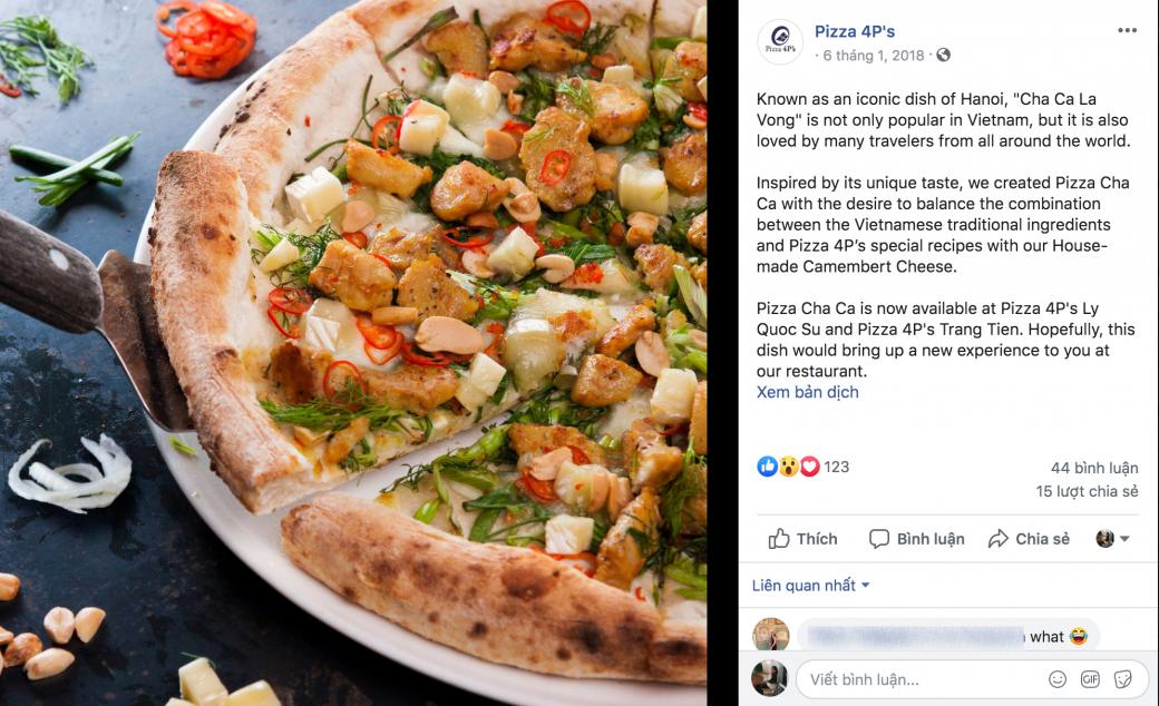 Sau pizza bún đậu mắm tôm, cửa hàng pizza Việt lại làm thực khách 'ngớ người' với pizza... cơm tấm Sau pizza bún đậu mắm tôm, cửa hàng pizza Việt lại làm thực khách 'ngớ người' với pizza... cơm tấm