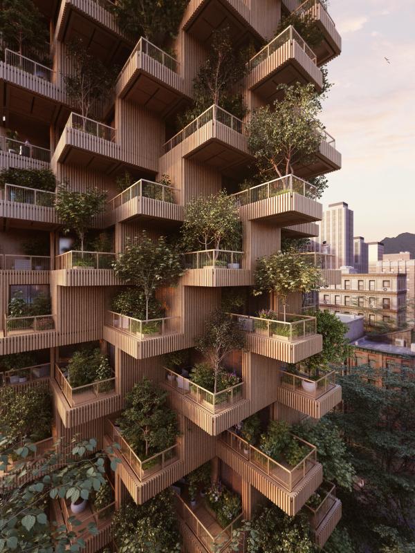 Toronto Tree Tower - Tòa tháp xanh mơn mởn giữa lòng đô thị Toronto Tree Tower - Tòa tháp xanh mơn mởn giữa lòng đô thị