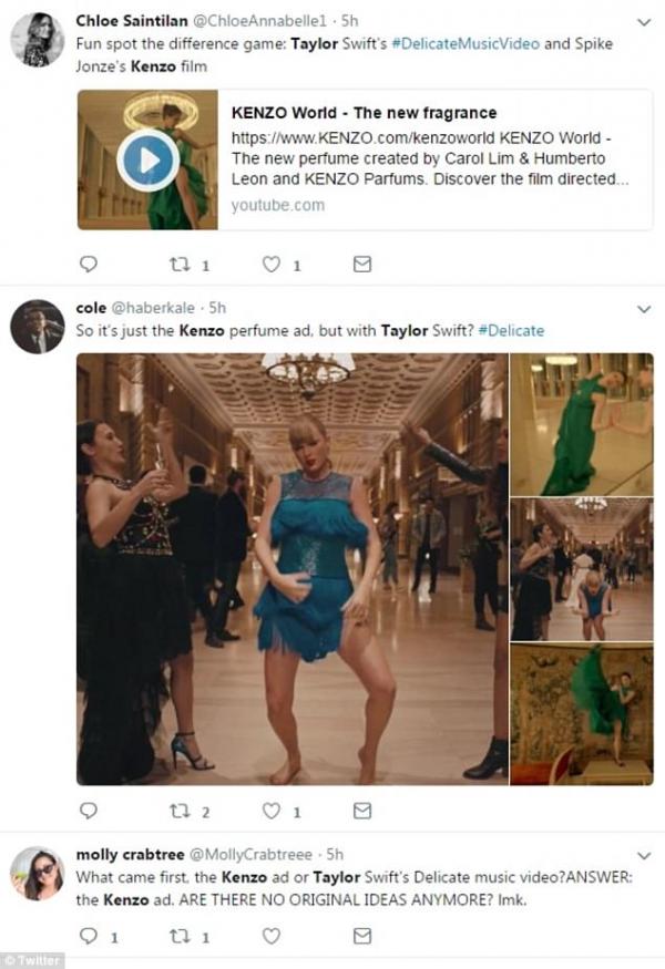 Taylor Swift ra mắt MV thứ hai cho 'Delicate' sau cáo buộc đạo nhái Taylor Swift ra mắt MV thứ hai cho 'Delicate' sau cáo buộc đạo nhái