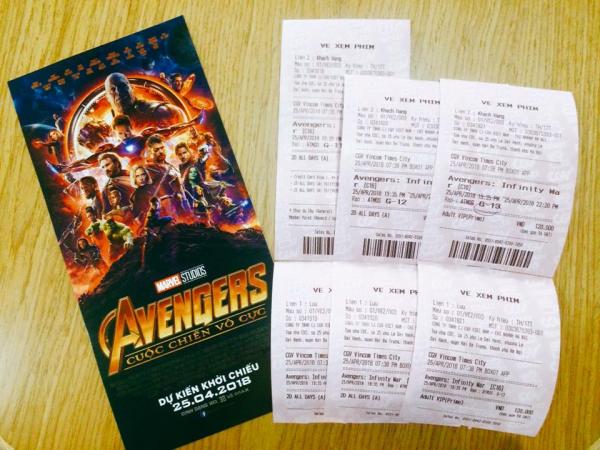 Các rạp chiếu phim 'thất thủ' vì siêu bom tấn Avengers: Infinity War Các rạp chiếu phim 'thất thủ' vì siêu bom tấn Avengers: Infinity War