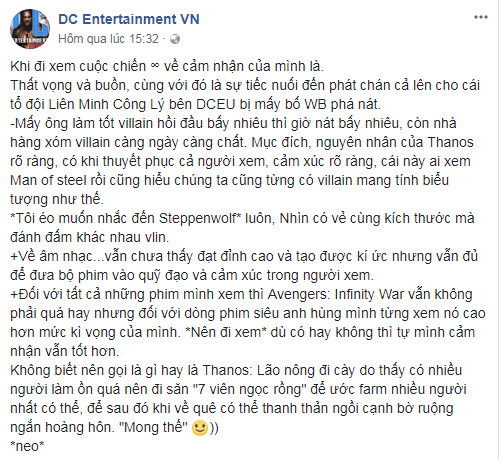 Fan DC Comics nói gì về 'Avengers: Infinity War' trong những ngày đầu công chiếu? Fan DC Comics nói gì về 'Avengers: Infinity War' trong những ngày đầu công chiếu?