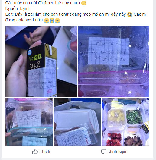 'Chết cười' anh chàng nấu đồ ăn cho bạn gái còn gửi kèm photo chứng minh thư 'làm tin' 'Chết cười' anh chàng nấu đồ ăn cho bạn gái còn gửi kèm photo chứng minh thư 'làm tin'
