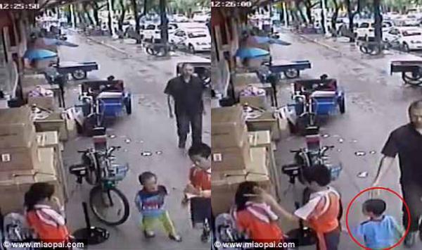 Anh trai nhanh trí giằng giật, cứu thoát em khỏi tay kẻ 'bắt cóc' lạ mặt Anh trai nhanh trí giằng giật, cứu thoát em khỏi tay kẻ 'bắt cóc' lạ mặt