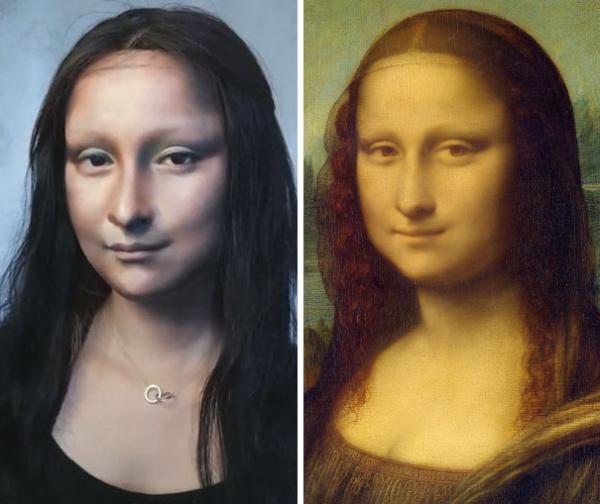 Nhận lời thách thức từ cộng đồng mạng, nữ blogger tự tin hoá thân thành Mona Lisa Nhận lời thách thức từ cộng đồng mạng, nữ blogger tự tin hoá thân thành Mona Lisa