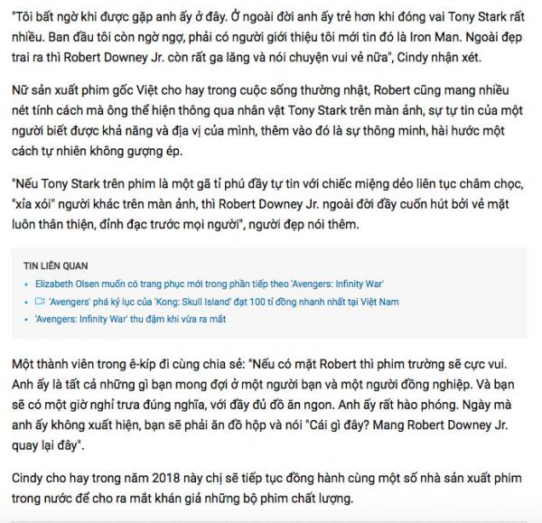 Người đẹp Việt hân hoan vì được chụp hình với siêu sao 'Iron Man', ai ngờ là... 'hàng super fake' Người đẹp Việt hân hoan vì được chụp hình với siêu sao 'Iron Man', ai ngờ là... 'hàng super fake'