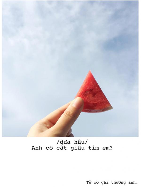 'Quăng thính' bằng trái cây chính là phương pháp thoát ế mới nhất dành cho chị em 'Quăng thính' bằng trái cây chính là phương pháp thoát ế mới nhất dành cho chị em
