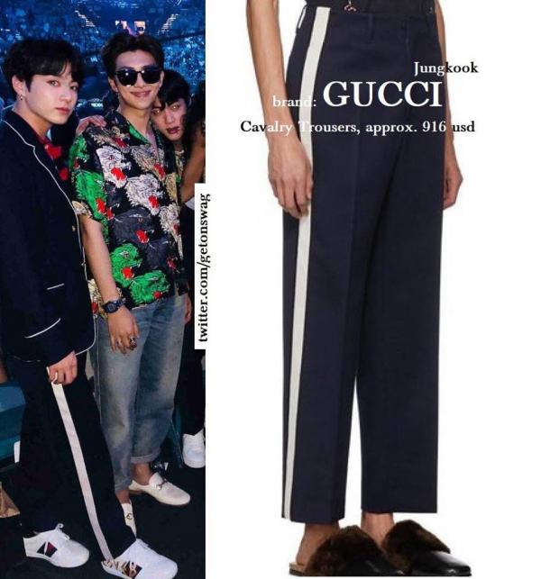 Khám phá set đồ của BTS ở BBMAs 2018: Từ đầu đến chân là Gucci, tổng trị giá hơn nửa tỷ đồng Khám phá set đồ của BTS ở BBMAs 2018: Từ đầu đến chân là Gucci, tổng trị giá hơn nửa tỷ đồng