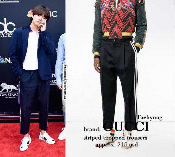 Khám phá set đồ của BTS ở BBMAs 2018: Từ đầu đến chân là Gucci, tổng trị giá hơn nửa tỷ đồng Khám phá set đồ của BTS ở BBMAs 2018: Từ đầu đến chân là Gucci, tổng trị giá hơn nửa tỷ đồng