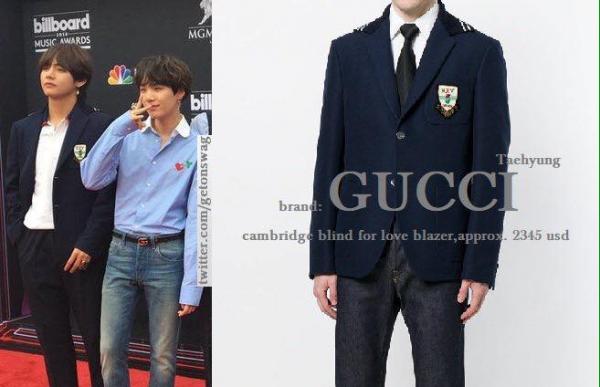 Khám phá set đồ của BTS ở BBMAs 2018: Từ đầu đến chân là Gucci, tổng trị giá hơn nửa tỷ đồng Khám phá set đồ của BTS ở BBMAs 2018: Từ đầu đến chân là Gucci, tổng trị giá hơn nửa tỷ đồng
