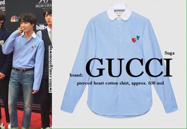 Khám phá set đồ của BTS ở BBMAs 2018: Từ đầu đến chân là Gucci, tổng trị giá hơn nửa tỷ đồng Khám phá set đồ của BTS ở BBMAs 2018: Từ đầu đến chân là Gucci, tổng trị giá hơn nửa tỷ đồng