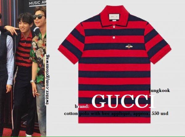 Khám phá set đồ của BTS ở BBMAs 2018: Từ đầu đến chân là Gucci, tổng trị giá hơn nửa tỷ đồng Khám phá set đồ của BTS ở BBMAs 2018: Từ đầu đến chân là Gucci, tổng trị giá hơn nửa tỷ đồng