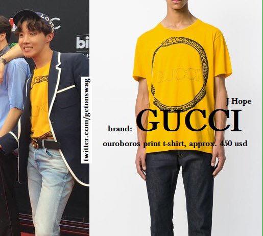 Khám phá set đồ của BTS ở BBMAs 2018: Từ đầu đến chân là Gucci, tổng trị giá hơn nửa tỷ đồng Khám phá set đồ của BTS ở BBMAs 2018: Từ đầu đến chân là Gucci, tổng trị giá hơn nửa tỷ đồng