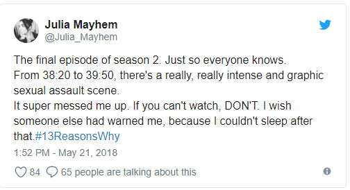 Cảnh bắt nạt và hiếp dâm ở tập cuối '13 Reasons Why' phần 2 khiến khán giả bị sốc và khó chịu Cảnh bắt nạt và hiếp dâm ở tập cuối '13 Reasons Why' phần 2 khiến khán giả bị sốc và khó chịu