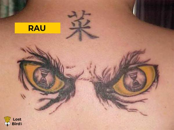 Bi kịch xăm tiếng Tàu khi không hiểu rõ: Kết quả vừa vô nghĩa vừa ngớ ngẩn Bi kịch xăm tiếng Tàu khi không hiểu rõ: Kết quả vừa vô nghĩa vừa ngớ ngẩn