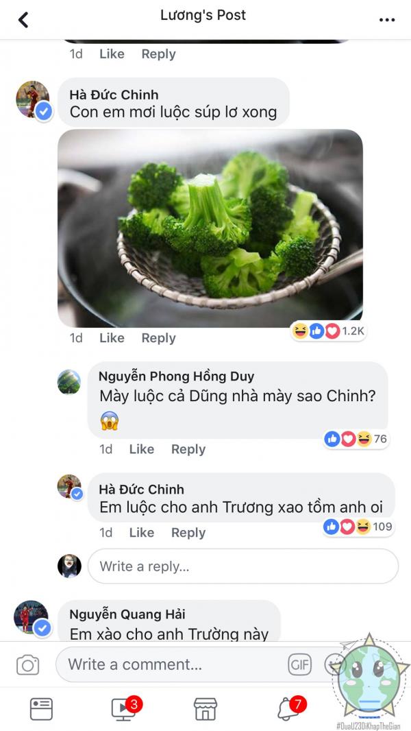 Khi các 'thánh lầy' U23 cũng đua đòi tham gia hot trend 'ăn giùm bạn' Khi các 'thánh lầy' U23 cũng đua đòi tham gia hot trend 'ăn giùm bạn'