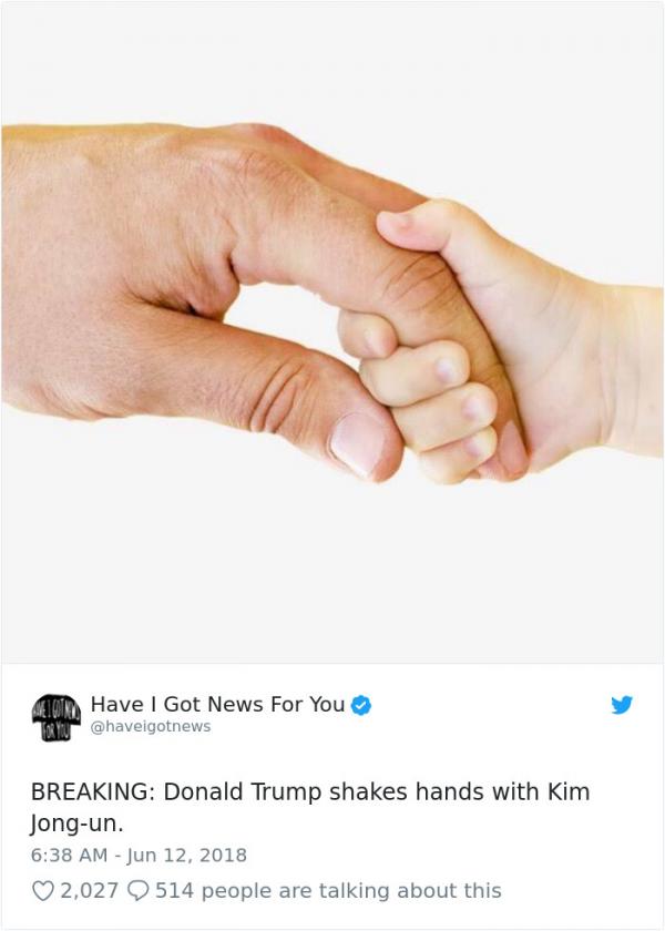 15+ meme vui nhộn từ cuộc gặp gỡ lịch sử của Donald Trump và Kim Jong Un 15+ meme vui nhộn từ cuộc gặp gỡ lịch sử của Donald Trump và Kim Jong Un