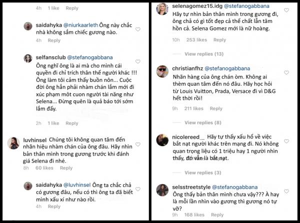 'Ông trùm' thương hiệu Dolce & Gabbana chê Selena Gomez xấu xí và phản ứng bất ngờ của Miley Cyrus 'Ông trùm' thương hiệu Dolce & Gabbana chê Selena Gomez xấu xí và phản ứng bất ngờ của Miley Cyrus