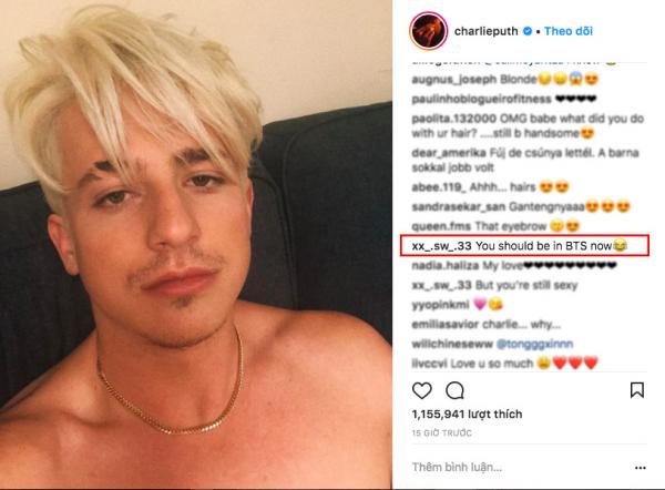 Charlie Puth đổi hình tượng: 'Nhiễm virus' của Justin Bieber hay 'được truyền cảm hứng' từ Jin (BTS) Charlie Puth đổi hình tượng: 'Nhiễm virus' của Justin Bieber hay 'được truyền cảm hứng' từ Jin (BTS)