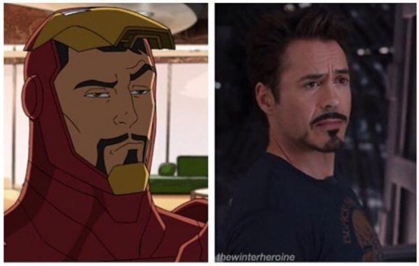 Chân lý hiện ra sau khi so sánh 'Iron Man' bản truyện tranh với bản 'người thật việc thật' Chân lý hiện ra sau khi so sánh 'Iron Man' bản truyện tranh với bản 'người thật việc thật'