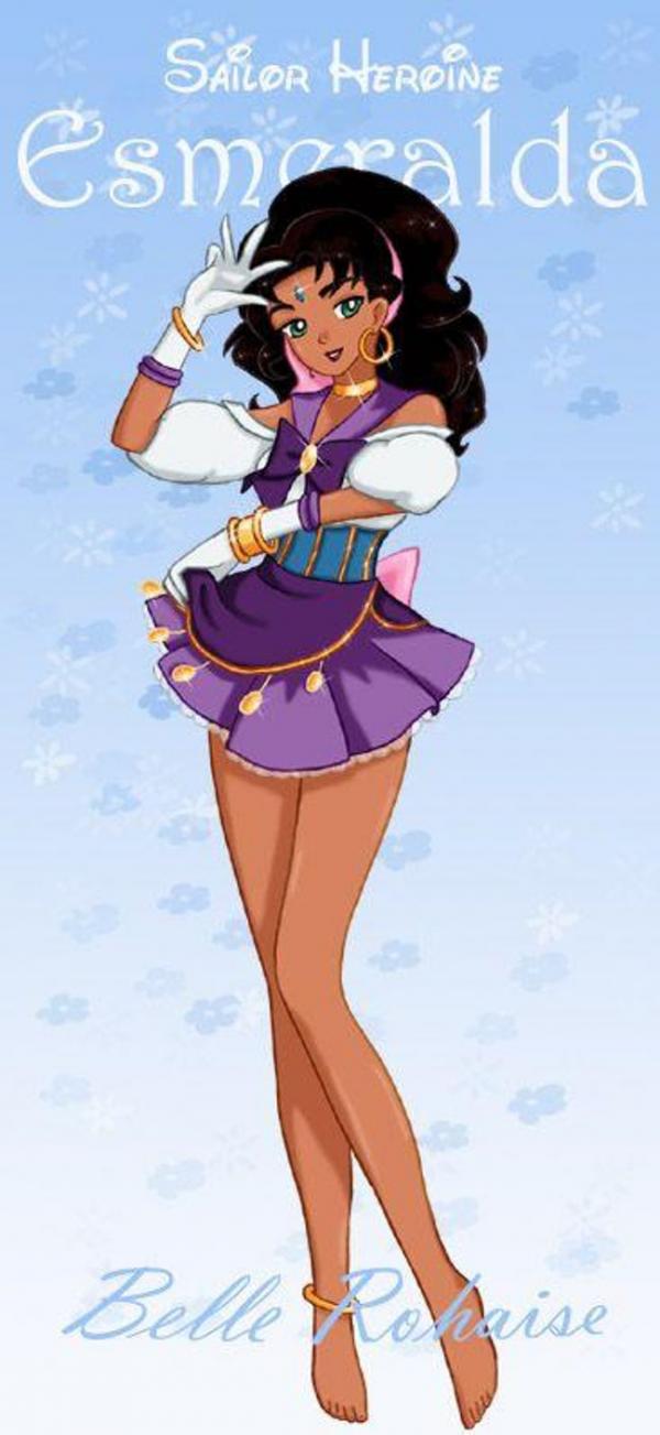 Diện mạo thú vị của các công chúa Disney khi cosplay Thủy Thủ Mặt Trăng Diện mạo thú vị của các công chúa Disney khi cosplay Thủy Thủ Mặt Trăng