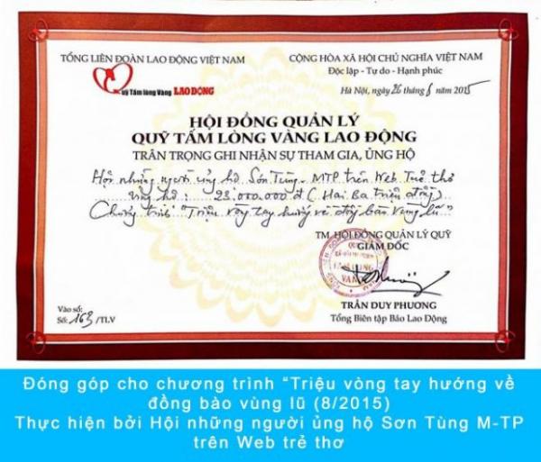 Sky xây cầu tặng người dân nghèo nhân sinh nhật Sơn Tùng M-TP Sky xây cầu tặng người dân nghèo nhân sinh nhật Sơn Tùng M-TP